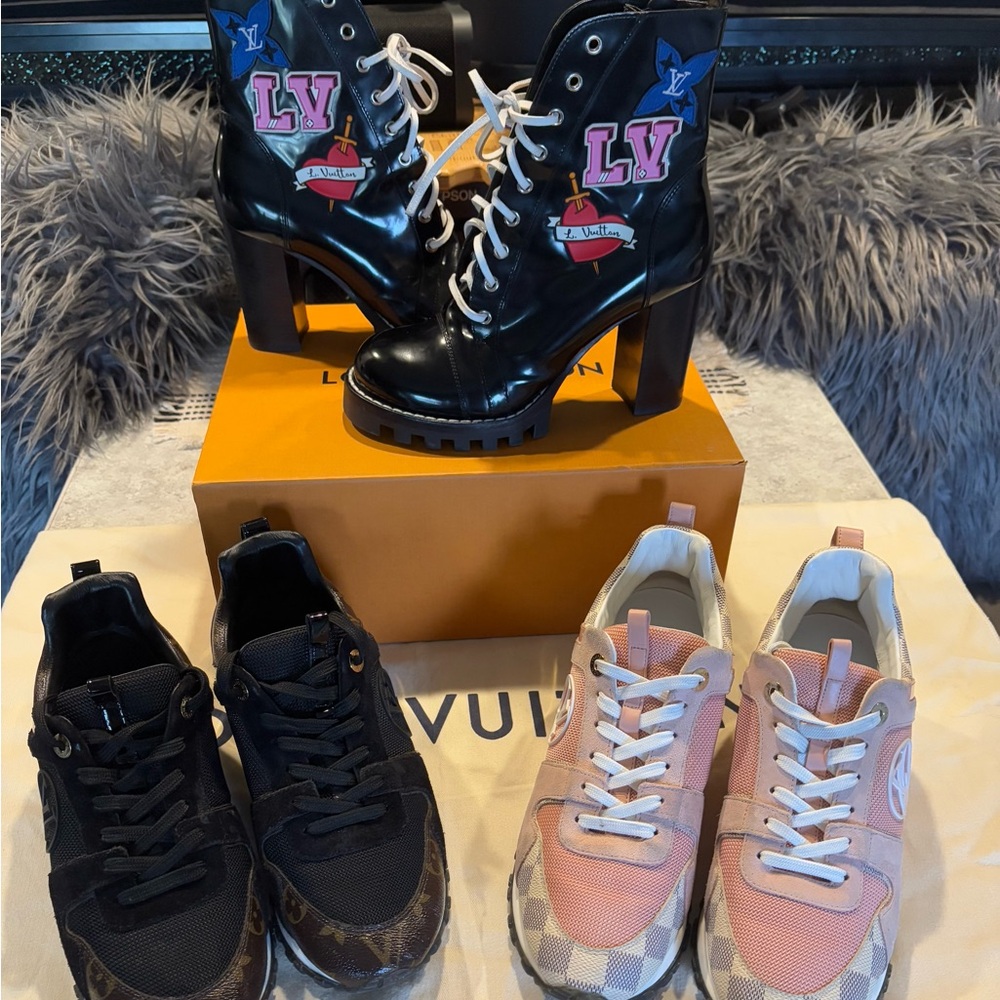 Louis Vuitton 3 piece shoe collection